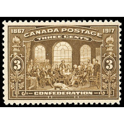 canada stamp 135 fathers of confederation 3 1917 M F VFNH 035