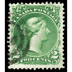 canada stamp 24 queen victoria 2 1868 U VF 043