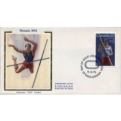 canada stamp 664 pole vault 20 1975 FDC 003