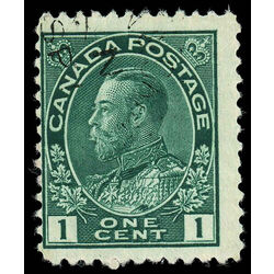 canada stamp 104aiis king george v 1 1913 U F 001