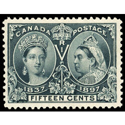 canada stamp 58 queen victoria diamond jubilee 15 1897 M F VF 057