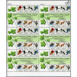 us stamp postage issues 1757 wildlife from canadian united states border 1978 M PANE