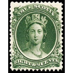 nova scotia stamp 11a queen victoria 8 1860