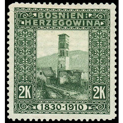 bosnia herzegovina stamp 60 st luke s campanile 1910