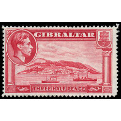 gibraltar stamp 109 rock of gibraltar 1938