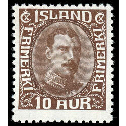 iceland stamp 181 christian x 1931