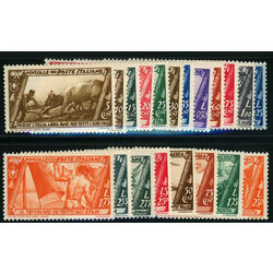 italy stamp 290 305 c40 1 e16 7 100th anniversary of the fascist government and the march on rome 1932