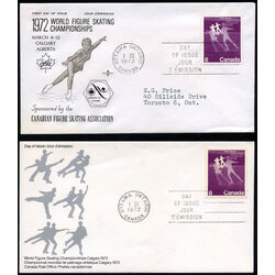 canada stamp 559 figure skaters 8 1972 FDC 013