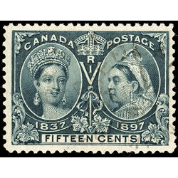 canada stamp 58 queen victoria diamond jubilee 15 1897 U VF 058