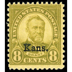 us stamp postage issues 666 grant kansas 8 1929