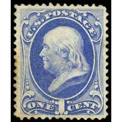 us stamp postage issues 145 franklin ultramarine 1 1870 M VFNG 002