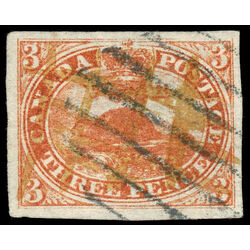 canada stamp 4 beaver 3d 1852 U XF 132