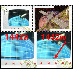 canada stamp 1442iv canada in space 1992