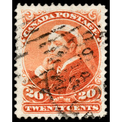 canada stamp 46 queen victoria 20 1893 U VF 061