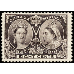 canada stamp 56 queen victoria diamond jubilee 8 1897 M VF 076