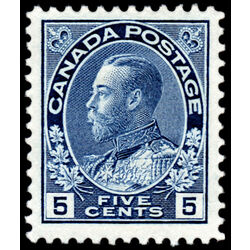 canada stamp 111 king george v 5 1914 M VF 024