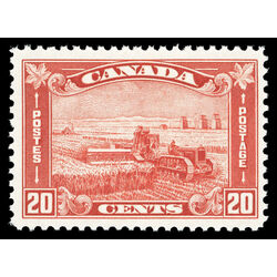 canada stamp 175 harvesting wheat 20 1930 M VFNH 028