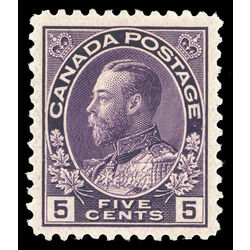 canada stamp 112 king george v 5 1922 M XFNH 008