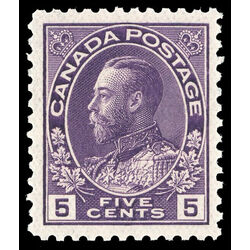 canada stamp 112 king george v 5 1922 M XFNH 009