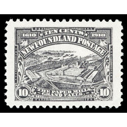 newfoundland stamp 95 paper mills 10 1910 M XF 009