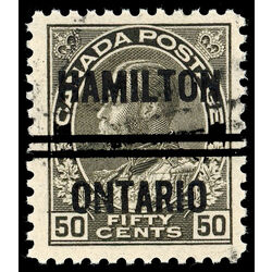 canada stamp 120xx king george v 50 1925 U VF HAMILTON 4 120