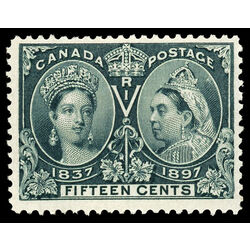 canada stamp 58 queen victoria diamond jubilee 15 1897 M F VFNH 059