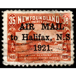 newfoundland stamp c3b iceberg 35 1921 U F 007