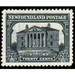 newfoundland stamp 171 colonial building st john s 20 1930 M VF 006