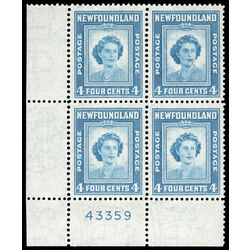 newfoundland stamp 269 princess elizabeth 4 1947 PB LL 43359