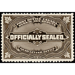 canada stamp o official ox4 officially sealed 1913 M VF 009