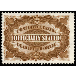 canada stamp o official ox1 officially sealed 1879 M F VFNG 003