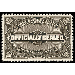 canada stamp o official ox4 officially sealed 1913 M VFNH 022