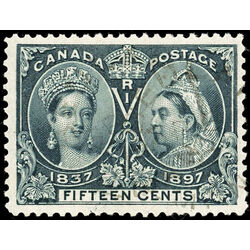 canada stamp 58 queen victoria diamond jubilee 15 1897 U VF 058