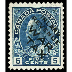 canada stamp mr war tax mr2bi war tax 5 1915 M VFNG 024