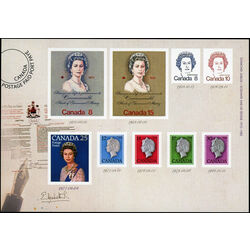 canada stamp prepaid postage cards ux267 document pen scott 704 queen elizabeth ii diamond jubilee 2012