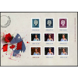 canada stamp prepaid postage cards ux268 flowers scott 1168 queen elizabeth ii diamond jubilee 2012