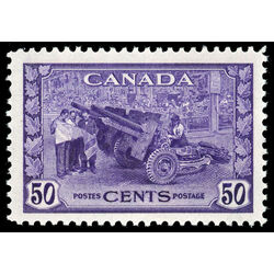 canada stamp 261 munitions factory 50 1942 M VFNH 014