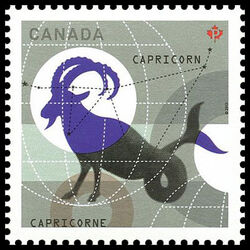 canada stamp 2448j capricorn the sea goat 2013