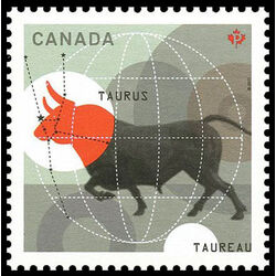 canada stamp 2448b taurus the bull 2013