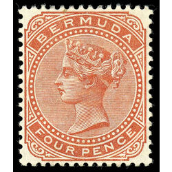 bermuda stamp 17 queen victoria 1880