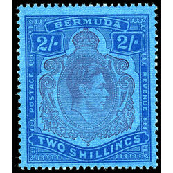 bermuda stamp 123a king george vi 1938