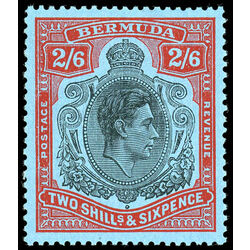 bermuda stamp 124 king george vi 1938