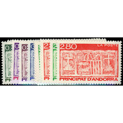 andorra stamp 310 8 329 35 380 5 first arms of valleys of andorra 1983