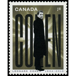 canada stamp 3195e leonard cohen standing 1 90 2019