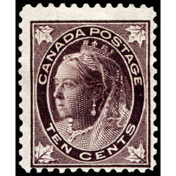 canada stamp 73 queen victoria 10 1897 M F 030