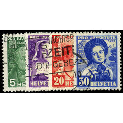 switzerland stamp b81 b84 switzerland stamps johann georg nageli girl of zurich 1936