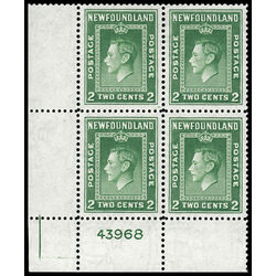 newfoundland stamp 254 king george vi 2 1941 PB LL %2343968 006