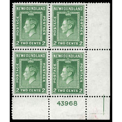 newfoundland stamp 254 king george vi 2 1941 PB LR %2343968 007