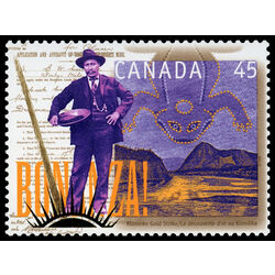 canada stamp 1606a skookum jim mason staked the first claim 45 1996