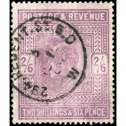 great britain stamp 139 king edward vii 1902 U F 013